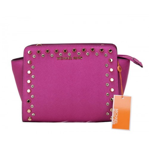 Michael Kors MK1879 Violet Mini sac messager Selma