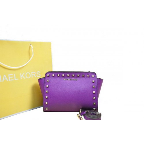 Michael Kors Mini Selma Messenger Bag MK1888 Violet