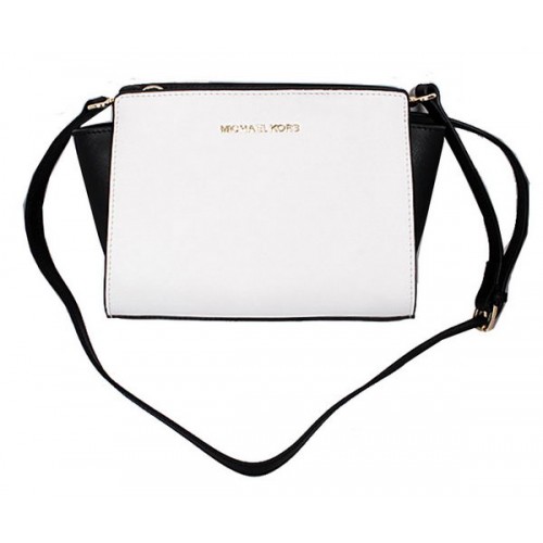 Michael Kors Mini Selma Messenger Bag MK8710 Noir&Blanc