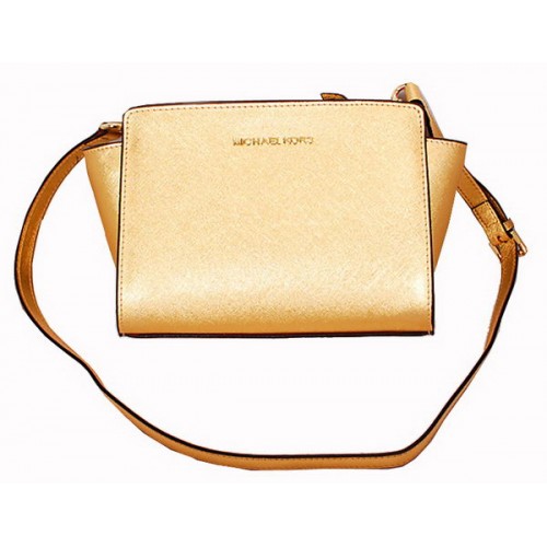 Michael Kors Mini Selma Messenger Bag MK8710 Or