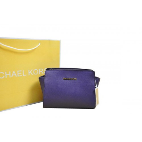 Michael Kors Mini Selma Messenger Bag Violet