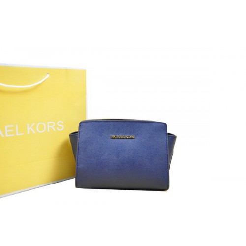Michael Kors Mini Selma Messenger Bag Bleu roi