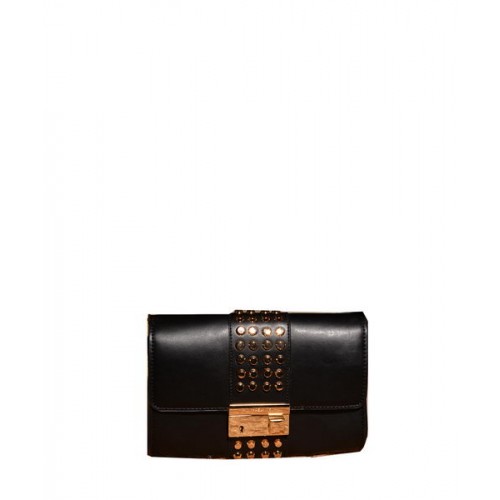 Michael Kors Pochette en cuir d'origine MK6662 Noir