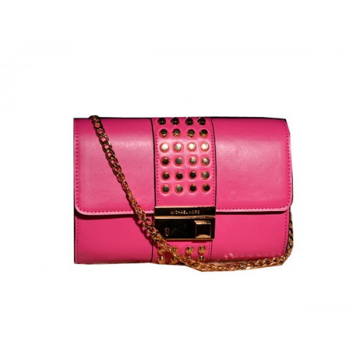 Michael Kors Pochette en cuir d'origine MK6662 Rose