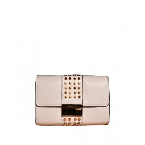 Michael Kors Pochette en cuir d'origine MK6662 Blanc