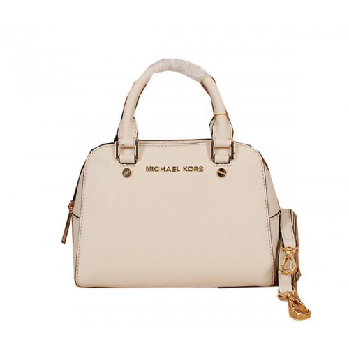 Michael Kors Original Sac à main en cuir Saffiano MK2603 OffWhite