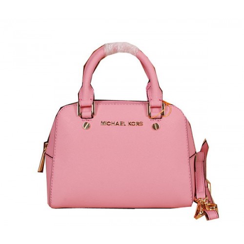 Michael Kors Original Sac à main en cuir Saffiano MK2603 Rose