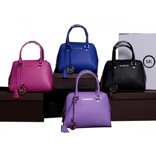 Michael Kors Original Sac à main en cuir Saffiano MK8360