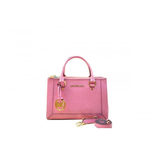 Michael Kors Selma Original Sac fourre-tout en cuir Saffiano MK1993 Rose