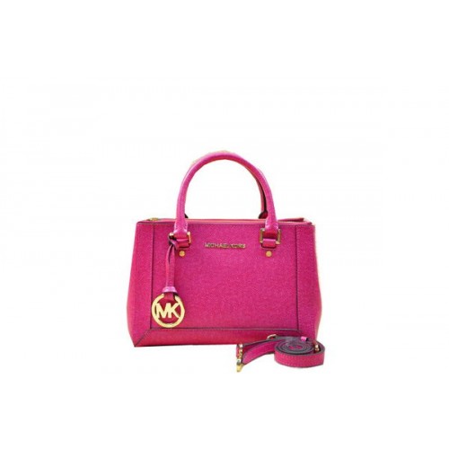 Michael Kors Selma Original Sac fourre-tout en cuir Saffiano MK1993 Rose
