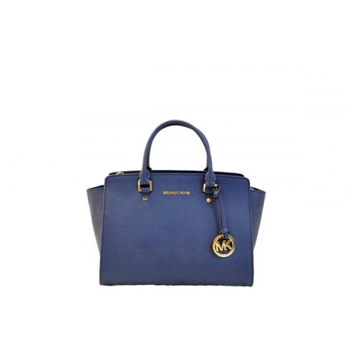 Michael Kors Selma Top-Zip Cartable Bag 1900 RoyalBlue