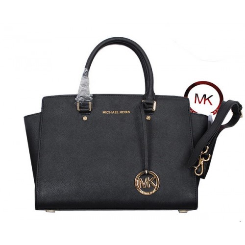 Michael Kors Selma Top-Zip Cartable Sac 8700 Noir