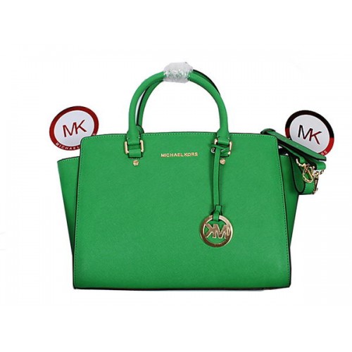 Michael Kors Selma Top-Zip Cartable Sac 8700 Vert