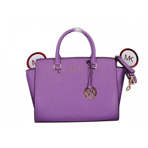 Michael Kors Selma Top-Zip Cartable Sac 8700 Violet