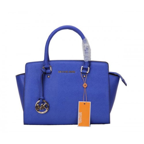 Michael Kors Selma Top-Zip Cartable MK1867 Bleu