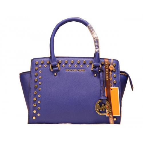 Michael Kors Selma Top-Zip Cartable MK1887 Bleu