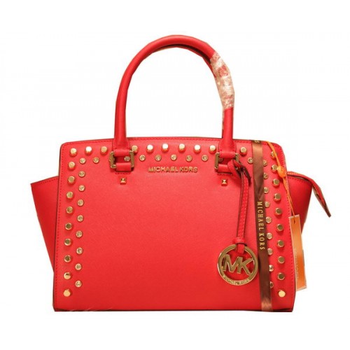 Michael Kors Selma Top-Zip Cartable MK1887 Rouge