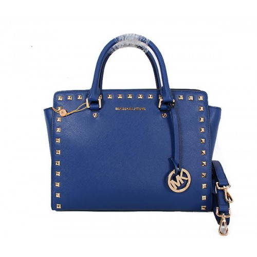Michael Kors Selma Top-Zip Cartable MK8710 Bleu
