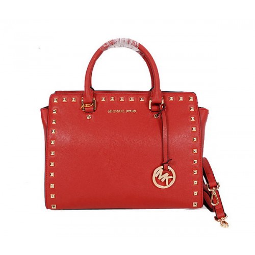 Michael Kors Selma Top-Zip Cartable MK8710 Rouge