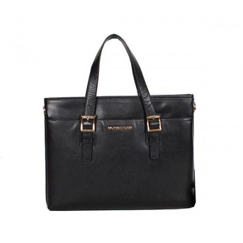 Michael Kors Porte-documents en cuir de veau lisse 99061 Noir