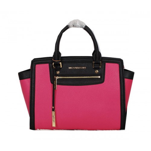Michael Kors Sophie Sac à bandoulière en cuir d'origine MK9025 Rose
