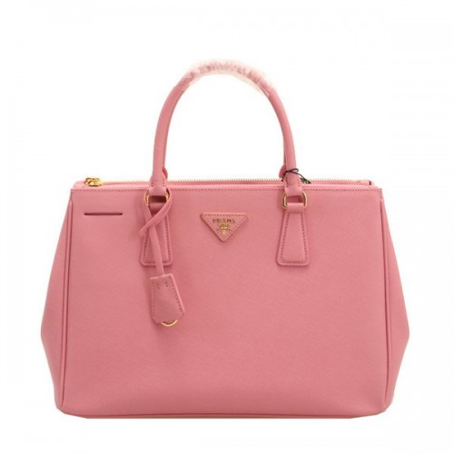 Sac fourre-tout Prada BN2274 en cuir Saffiano rose 33CM