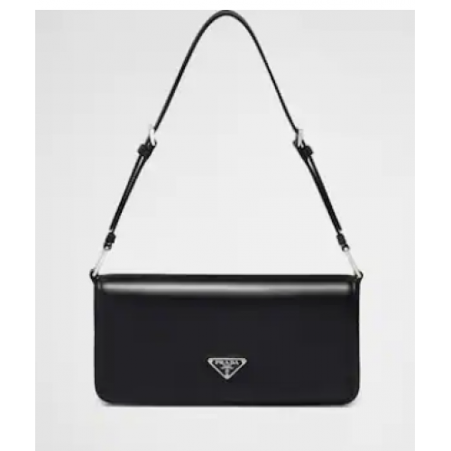 Prada Sac Femme en cuir brossé 1BD323 noir