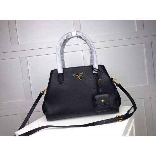 Prada Sac en cuir de veau 1127 noir