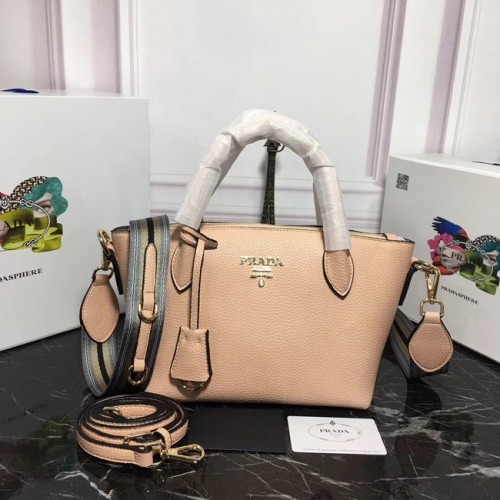 Prada Sac en cuir de veau 1BA111 abricot