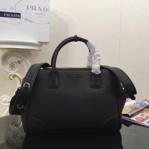 Prada Sac en cuir de veau 1BA2019 noir