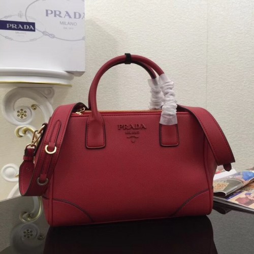 Prada Sac en cuir de veau 1BA2019 rouge