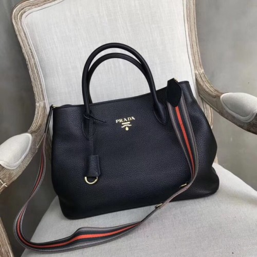 Prada Sac en cuir de veau BN1579 noir