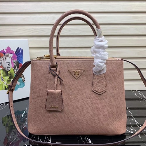 Prada Galleria Sac en cuir Saffiano 1BA232 Rose