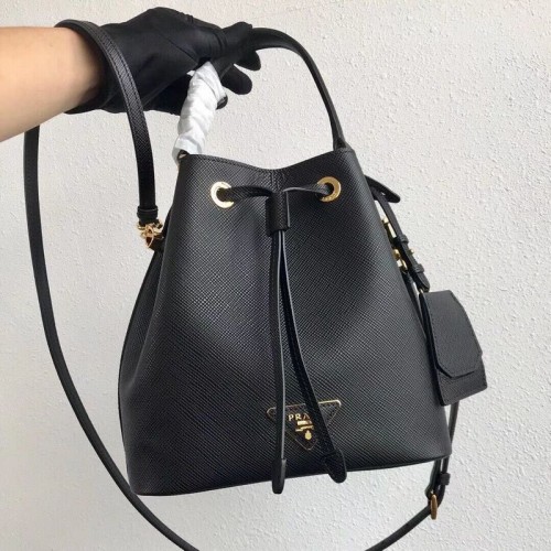 Prada Galleria Sac En Cuir Saffiano 1BE032 Noir
