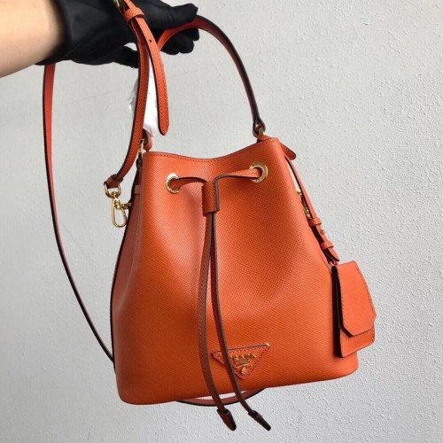 Prada Galleria Sac En Cuir Saffiano 1BE032 Orange
