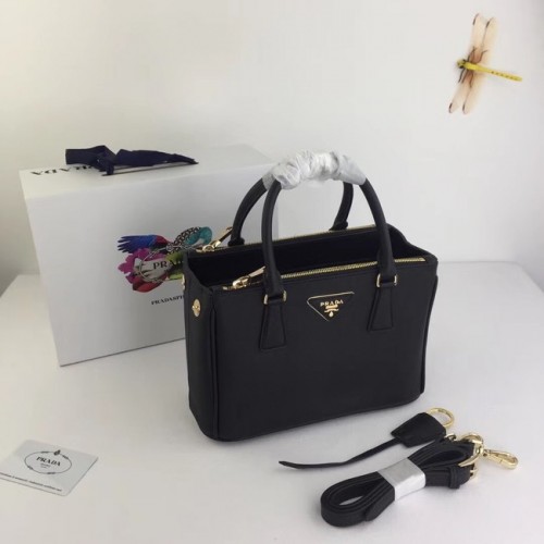 Prada Galleria petit sac en cuir Saffiano BN2316 noir