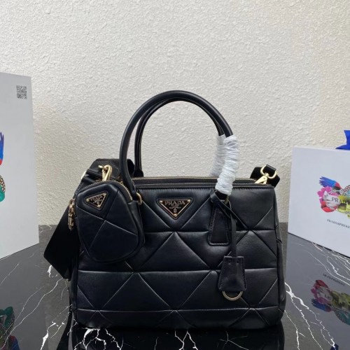 Prada Cuir Nappa Prada Spectrum Tote 1BG863 noir