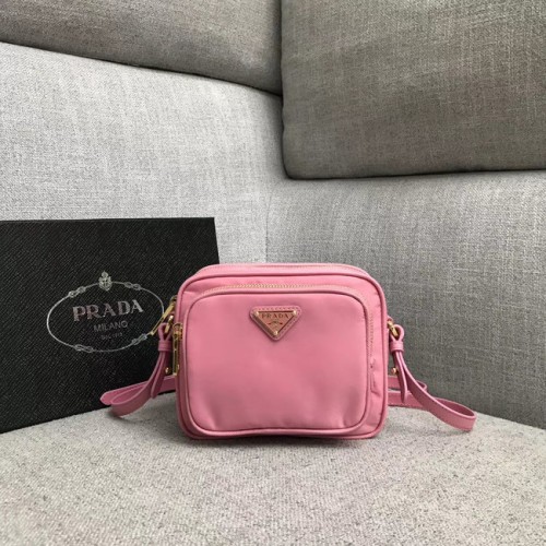Prada Sac à bandoulière en nylon 82022 rose