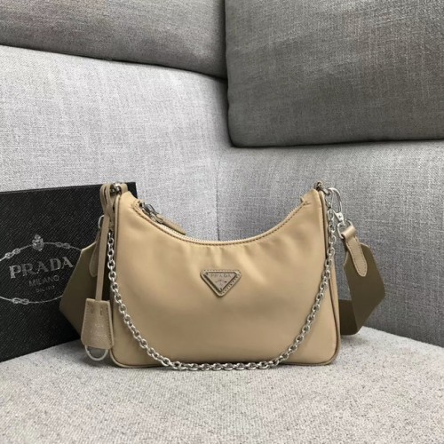 Prada Nylon Sac à bandoulière 91277 abricot