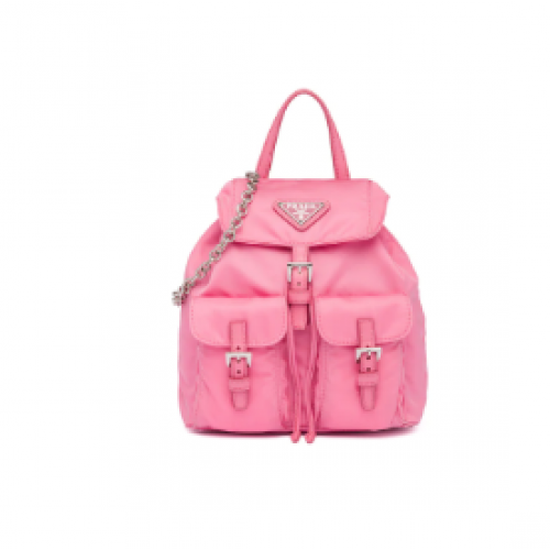 Prada Nylon mini sac à dos 1BH029 rose