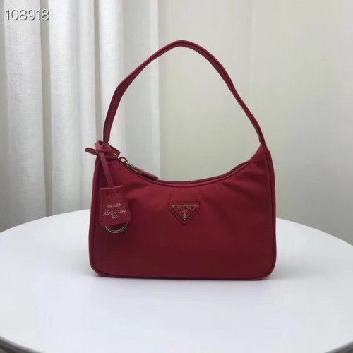 Prada Re-Edition 2000 mini-sac en nylon 1NE515 rouge