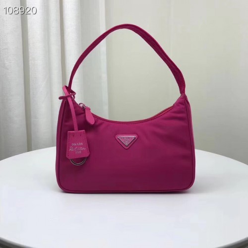 Prada Re-Edition 2000 mini-sac en nylon 1NE515 rose