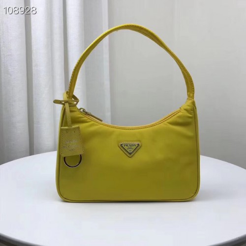 Prada Re-Edition 2000 mini-sac en nylon 1NE515 jaune