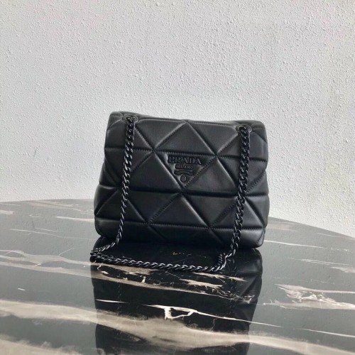 Petit sac à bandoulière Prada Spectrum 1BD233 Noir