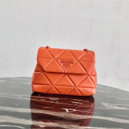 Petit sac à bandoulière Prada Spectrum 1BD233 Orange