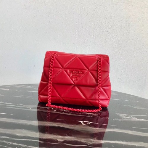 Petit sac à bandoulière Prada Spectrum 1BD233 Rouge