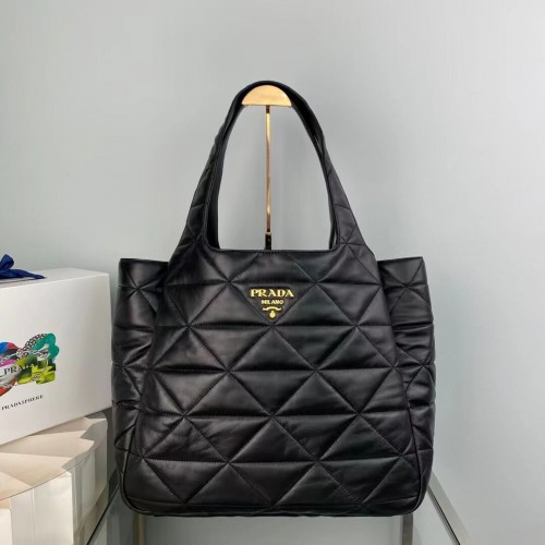 Prada Sac fourre-tout en nappa rembourré 1NG599 noir