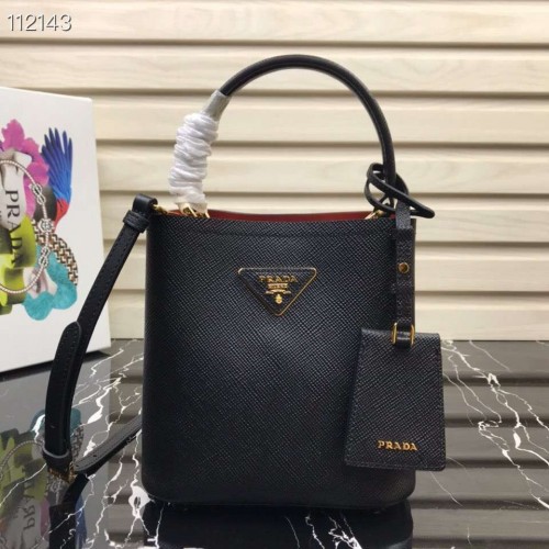 Prada Panier petit sac Saffiano Original 1BA217 Noir