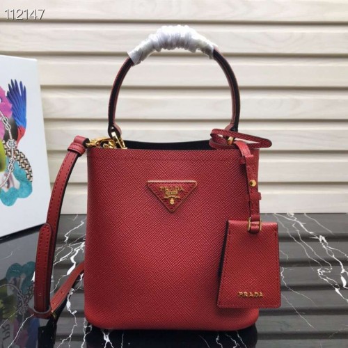 Prada Panier petit sac Saffiano Original 1BA217 Rouge