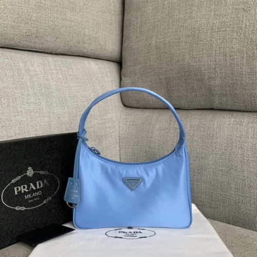 Prada Re-Edition 2000 mini-sac en nylon 91515 bleu